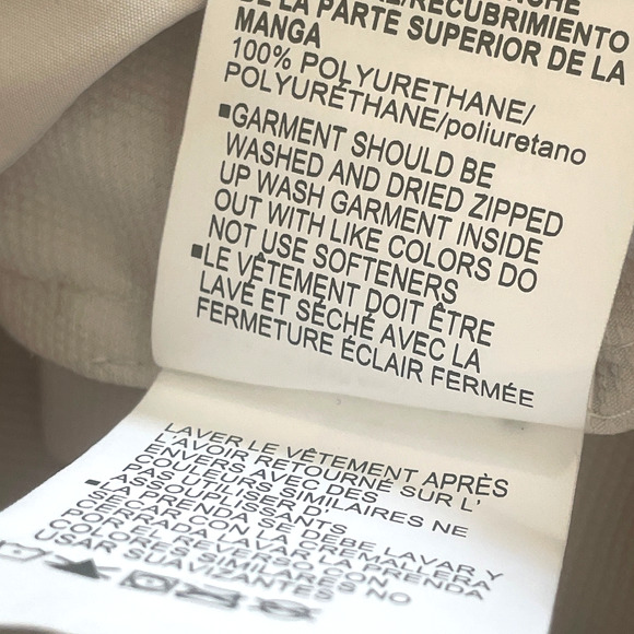 UNDER ARMOUR Storm Zinger Women's Size Medium Ivory Full Zip Golf Long Jacket - Picture 9 of 10